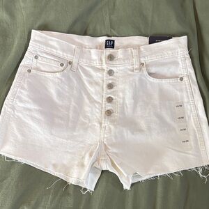 GAP Women's White Jean Shorts